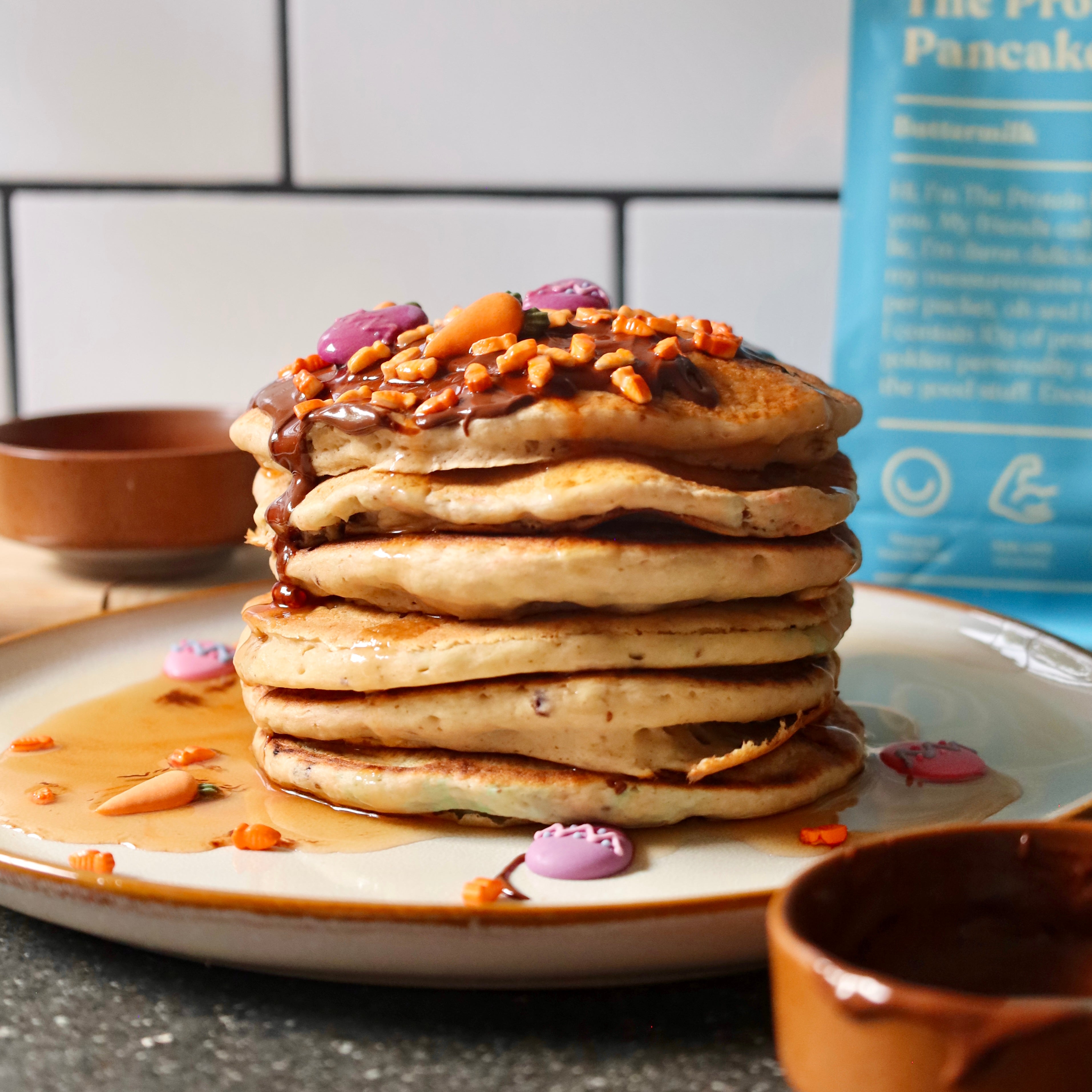 Easter Surprise Pancake Stack