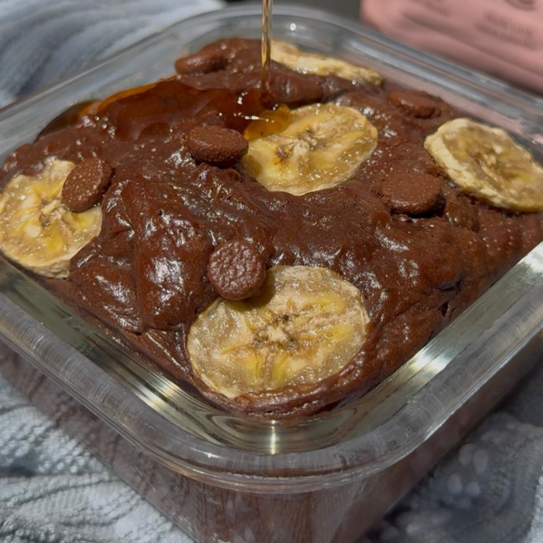 Chocolate & Banana pancake bowl