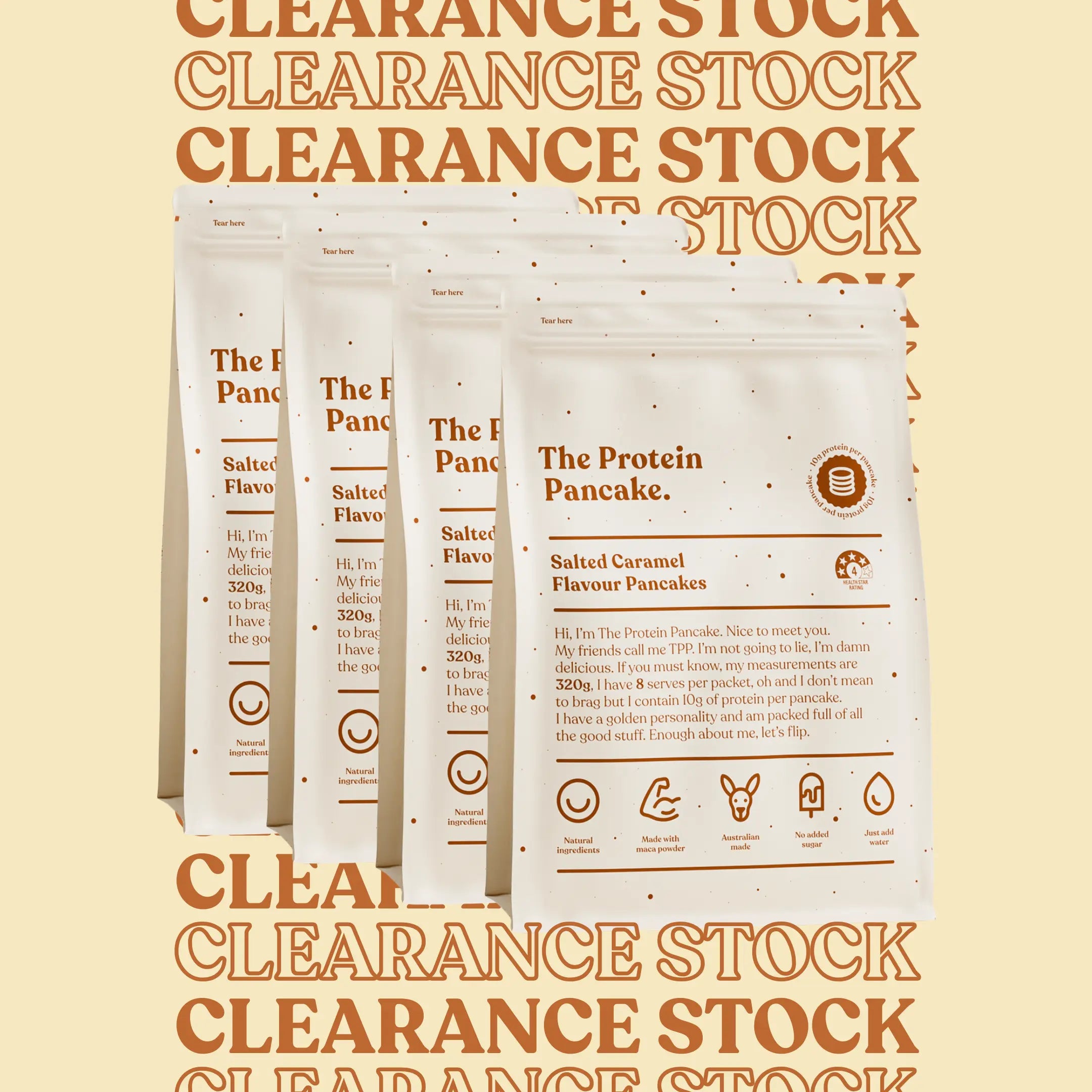 CLEARANCE STOCK - Salted Caramel 4x 320g (Carton)