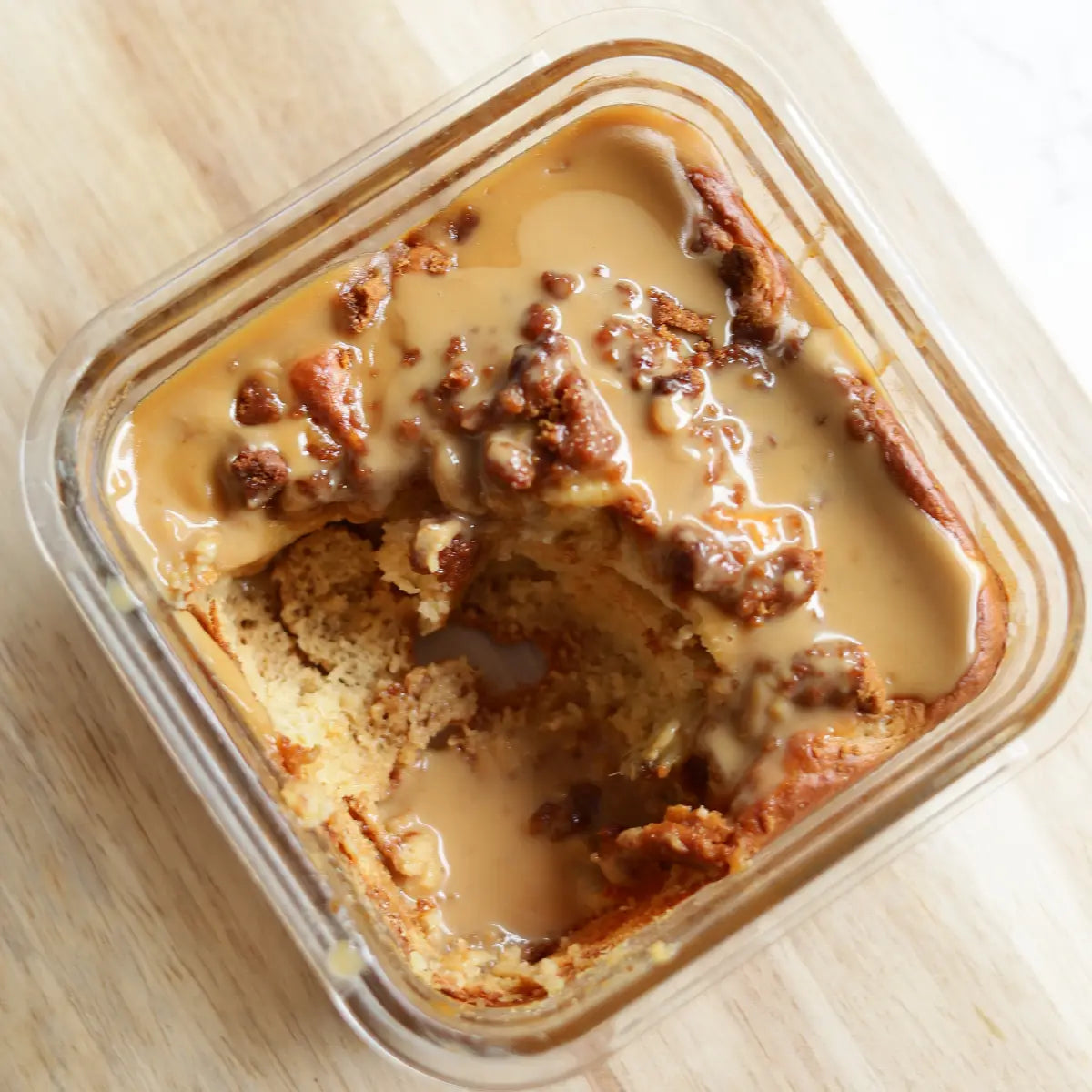 Banana Biscoff Pancake Bowl