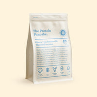 Gluten Free Buttermilk high-protein pancake mix 520g packet by The Protein Pancake — front of pack